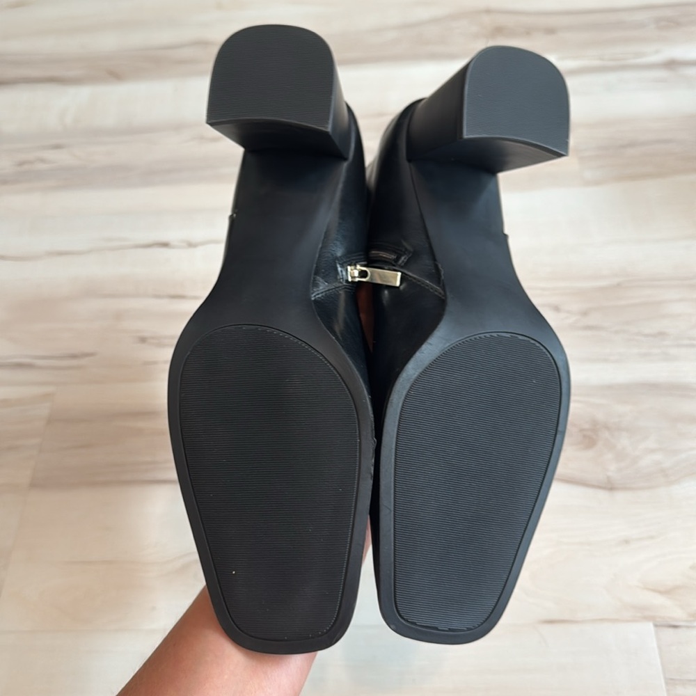 NORDSTROM RACK Normandy Block Heel Bootie In Black - Picture 9 of 9